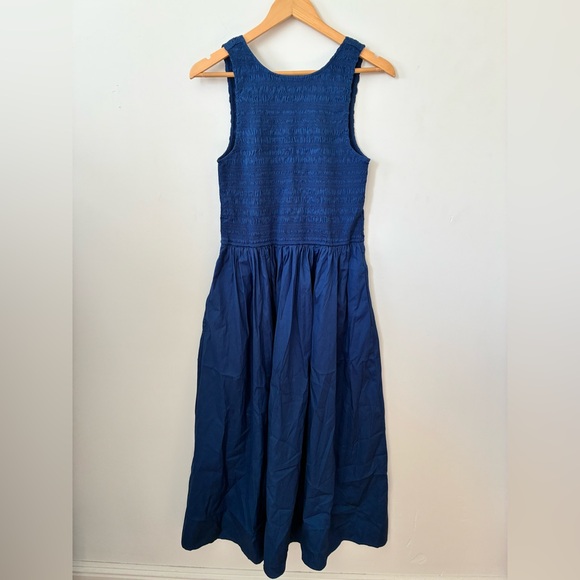 The Melody Scoopback Smocked Midi Dress - Picture 9 of 10